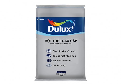 Bột trét tường cao cấp trong nhà DULUX - 40kg